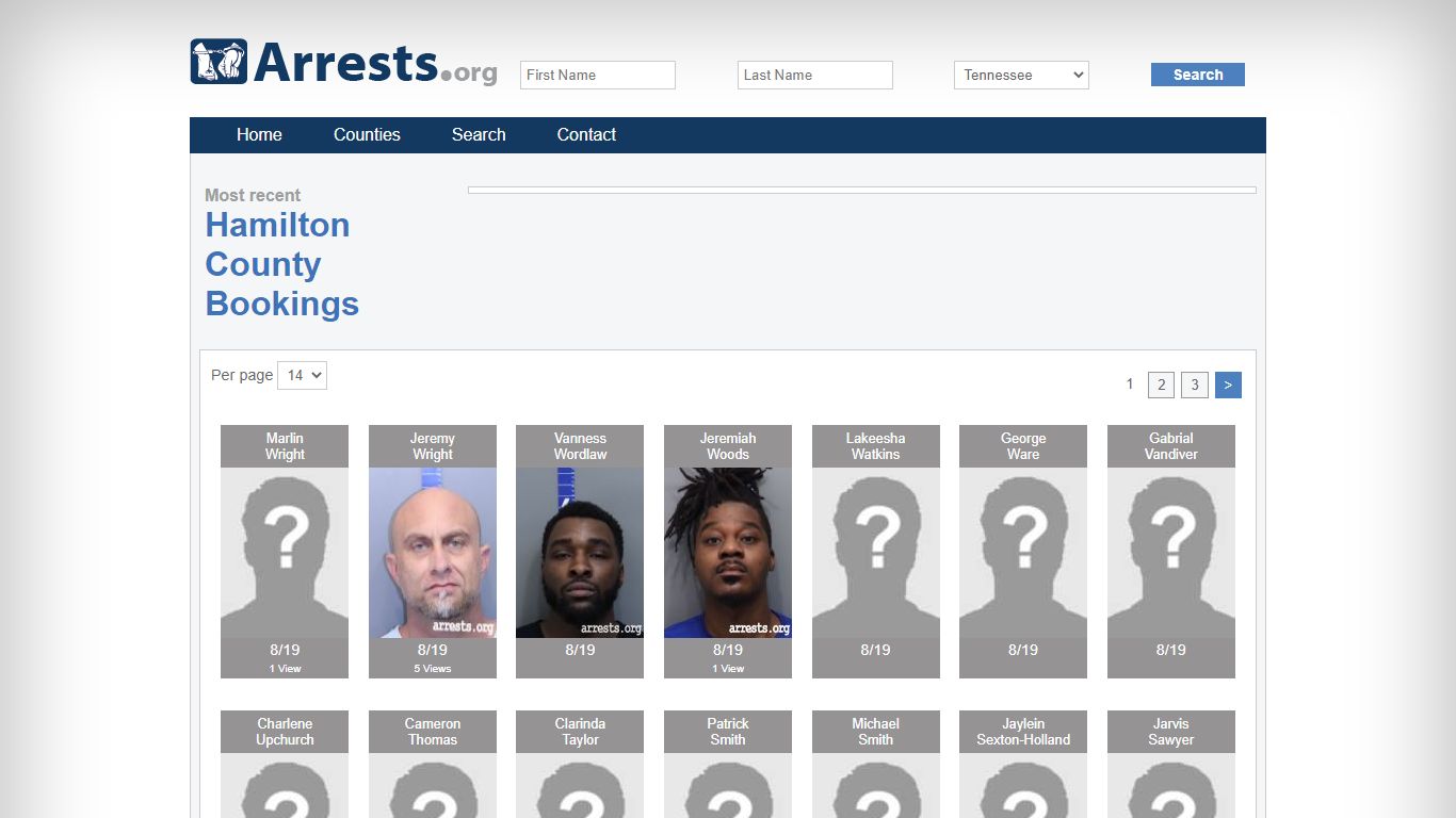 Hamilton County Arrests and Inmate Search